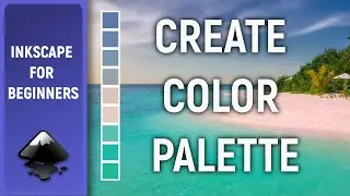 Create Color Palette in Inkscape. Tutorial for beginners