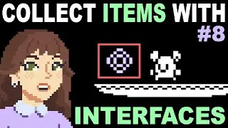 Advanced Item Pickup with C# Interfaces -  2D Platformer Unity #8