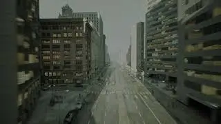 Flying around Mega City (The Matrix Awakens Demo)