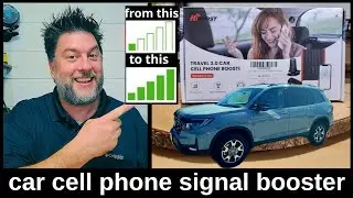 Car Cell Signal Booster.  HiBoost Travel 3.0 Cell phone signal booster for your car 📱 [554]