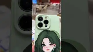 Green haired playful goddess  This phone case really grows on my heart