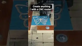 Carving A Beautiful Butterfly on a CNC Router. See more at IDC Woodcraft