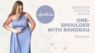 How to Wear a Bra with a Convertible Infinity Dress HENKAA BANDEAU & SAKURA Tiffany #shorts