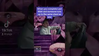 When someone picks the same chest as you at the end of Last Wish #destiny2
