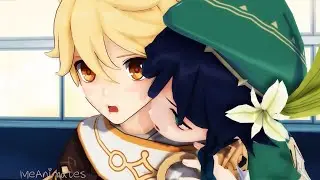 Venti can't hold it anymore || Genshin Impact Animation MMD