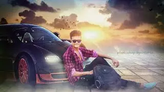 How to change background  and manipulation work with smoke effect, sun light effect