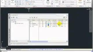 Создание слоя в AutoCad 2011