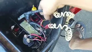 Nag washing lang hindi na gumana yung push  starter ,, kaya pinabayaan nalang ito