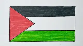 Cara Menggambar Bendera Palestina