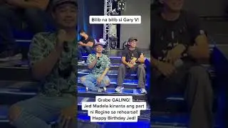 Jed Madela kinanta yung part ni Regine. Gary V gulat na gulat