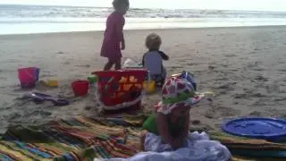 Kids at the beach