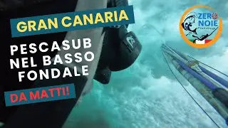 Pescare in apnea nel basso fondale alle Canarie è (quasi) impossibile.