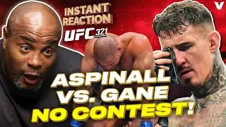 Daniel Cormier REACTS to Tom Aspinall vs. Ciryl Gane CONTROVERSIAL NO CONTEST, eye poke ends fight