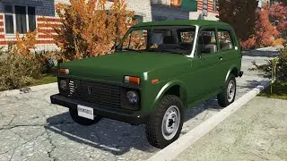 BeamNG.drive - VAZ 2121 / LADA Niva 1977 - Car Show Test Drive Crash . 4K 60fps.