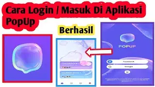 Cara Login Aplikasi Popup | Cara Masuk Aplikasi Popup