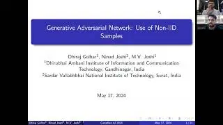 Generative Adversarial Network: Use of Non-IID Samples