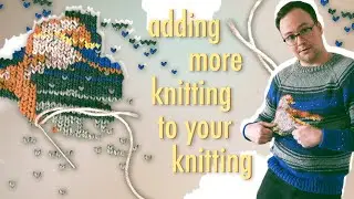 Knits on knits - How to knit the duplicate stitch