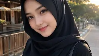Gadis tudung hitam