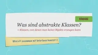 #11 Java Tutorial: Abstrakte Klassen #neue Version