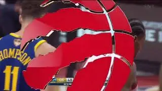 Kawhi Leonard with the MONSTER REJECTION on Klay Thompson!