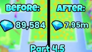 How I Got 7M GEMS in only 10 Minutes! NOOB to PRO in Pet Simulator 99! (Part 4.5)