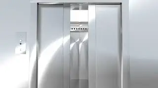 Green Screen Elevator | Elevator Door Opening Green Screen Video | Elevator Green Screen Video