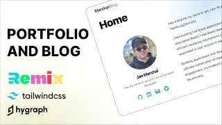 Create a Personal Website / Blog using Remix.run, Tailwind.css, Hygraph and GraphQL