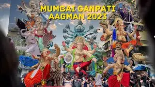 Mumbai Ganpati Aagman 2023 I 37 Foot Mumbai Che Ganpati