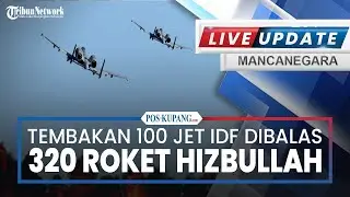 🔴Tembakan 100 Jet IDF Dibalas 320 Roket Hizbullah, Hamas Sujud Syukur usai 'Kubur' 7 Tentara Israel