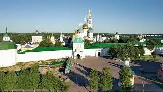 Лавра Сергиев посад видео с дрона