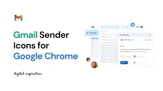 Gmail Sender Icons for Google Chrome