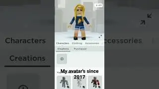 my avatar's since I was 6 year old (skya Kyla)