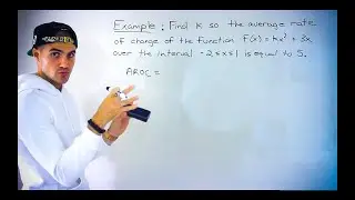 Grade 12 Advanced Functions - Tricky Thinking Problem dealing with Average Rate of Change (AROC)