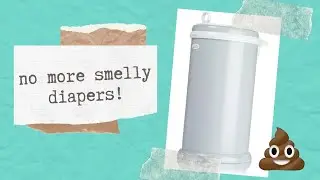 Ubbi Trash Can Review & Tips | Baby Diaper Pail | Smell Proof