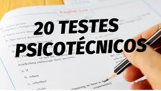 20 TESTES PSICOTÉCNICOS PARA TREINAR SEU RACIOCÍNIO (20 PSICOTESTES)