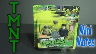 Donatello and Norman TMNT Mini Mates By Diamond Select Figure Video Review