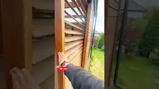Ламели раздвижные для беседки #лайвхаки