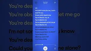 dead to me -sped up 