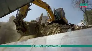 В Бишкеке сносят здание Музея боевой славы