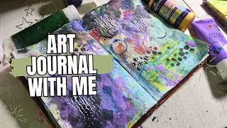 Art Journal with me | Altered book page