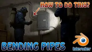 Blender - How to Bend Pipes (The Easy Way)