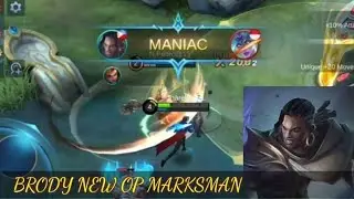 MOBILE LEGENDS BRODY 2x Maniac(Gameplay)