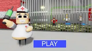 KRAMPUS BARRY BABY PRISON RUN! Walkthrough Roblox OBBY