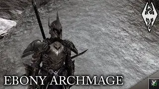 EBONY ARCHMAGE: Armor/Weapon Mod- Xbox Modded Skyrim Mod Showcase