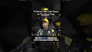 F1 Drivers Who Left Teams At The Worst Time #2 | Shorts Edition #shorts #f1 #f1shorts