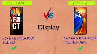 Comparison Poco f4 5G with Poco F3 GT 5G, which phone wins? Price and Details