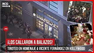 Tiroteo arruina homenaje a Vicente Fernández en Hollywood