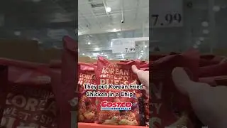 they put Korean fried chicken in a chip. Sweet and spicy puff at Costco