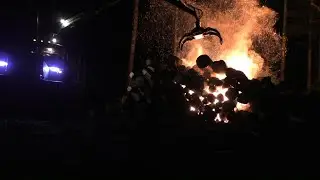 2 дня живу в лесу. Вывожу лес, гружу Камазы, сжигаю гнилой лес.