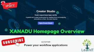 XANADU Release Homepage Preview after Upgrade | ServiceNow